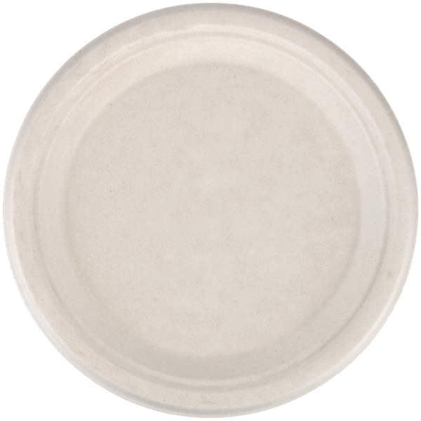 Tallrik Bagasse 23cm Brun (500/fp)