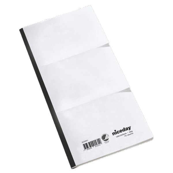 Flikblock 3-del 120x245mm 75bl (10/fp)