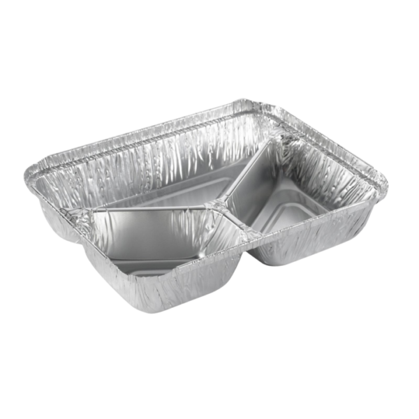 Aluminiumform 3-Fack 990ml (100/fp)