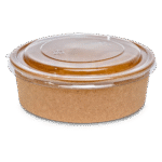 Salladskål Rund 1000ml med PET Lock (200/fp)