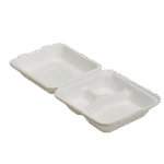 Hämtbox Bagasse 3-Fack 235x230x50/80mm (200/fp)