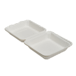 Hämtbox Bagasse 1-Fack 235x230x50/80mm (200/fp)