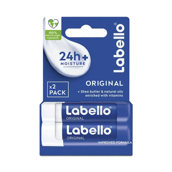 Original Care Lip Balm, Labello, 4.8 g (2/st)